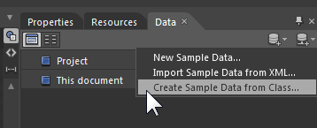 Sample data in Blend for Visual Studio 2013