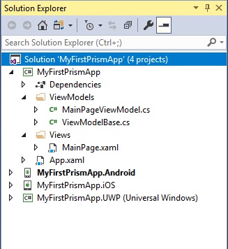 First Xamarin.Forms Project